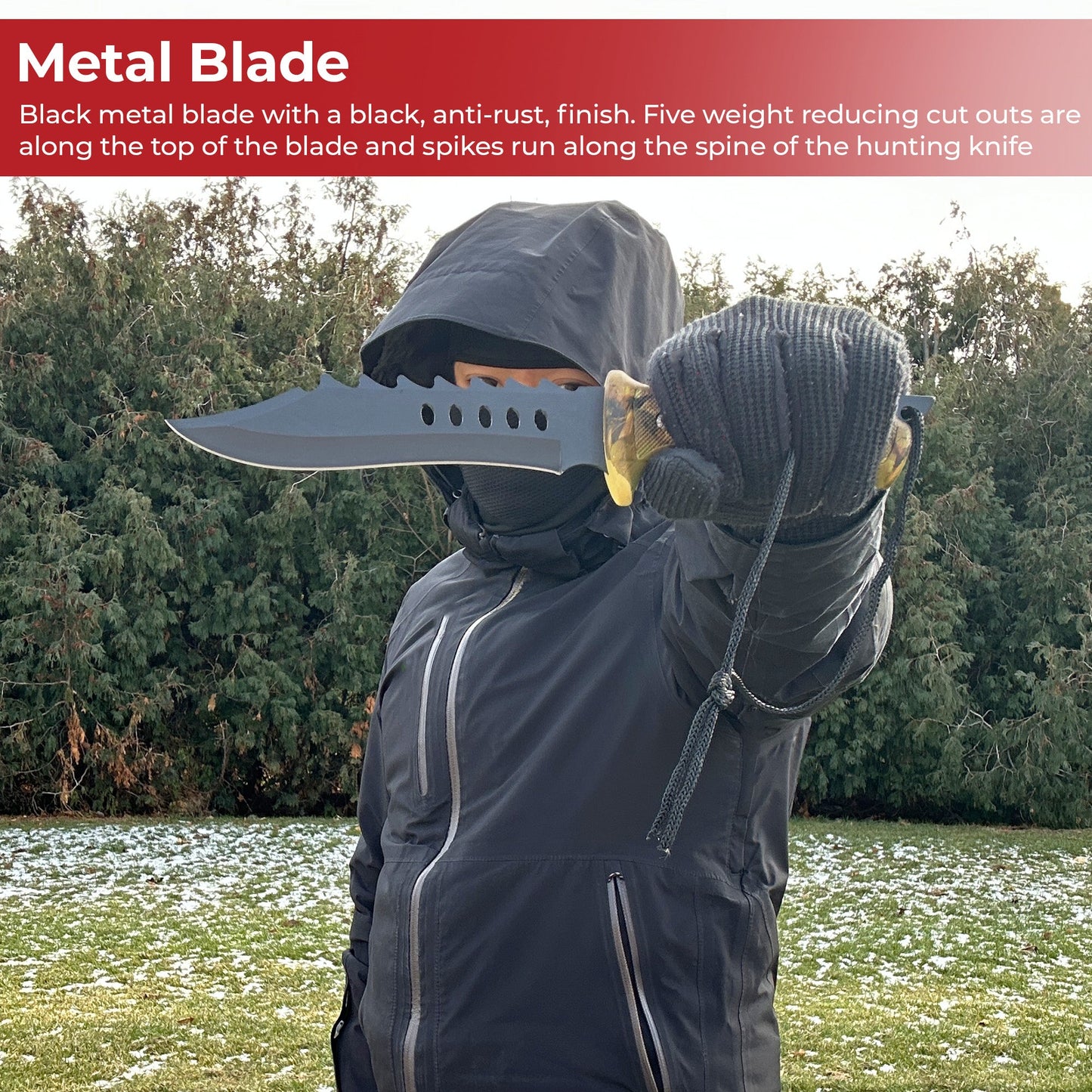 Autumn Trails Woodland Camo Hunting Knife