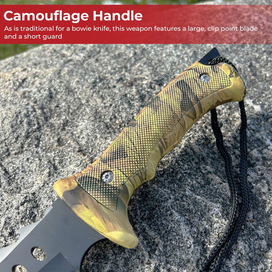Autumn Trails Woodland Camo Hunting Knife